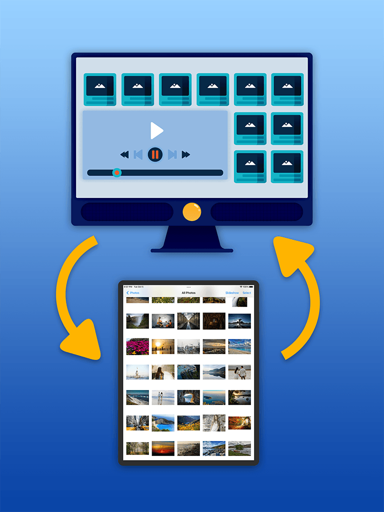 File transfer to PC screenshot for File Sync